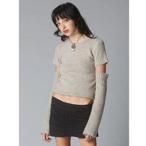 UNIF Women's CYE Sweater Size XS In Greige